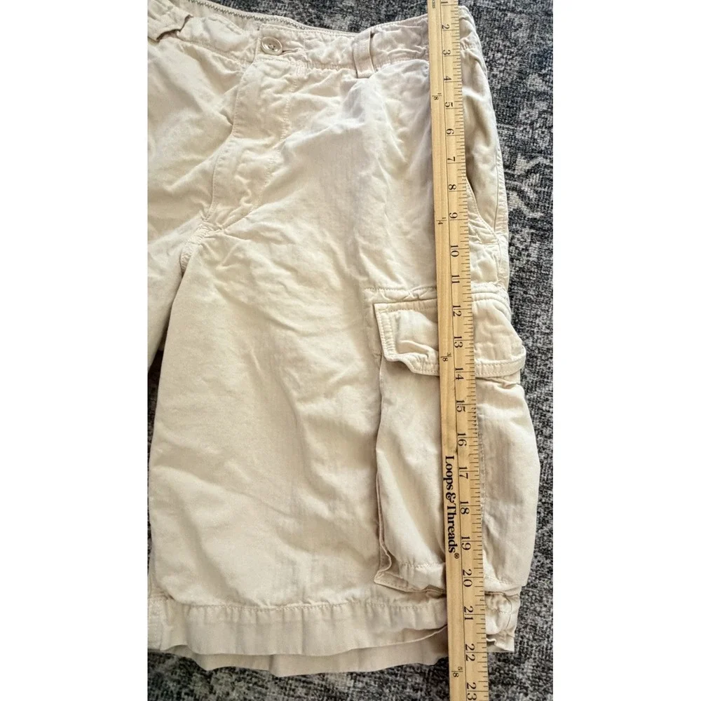 Banana Republic Shorts Mens 34 Khaki Cargo Pockets Hiking Utility Outdoor Y2K